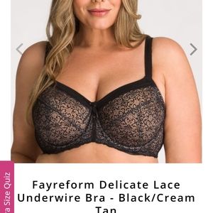 NWT Fayreform Ornate bra, size 34FF